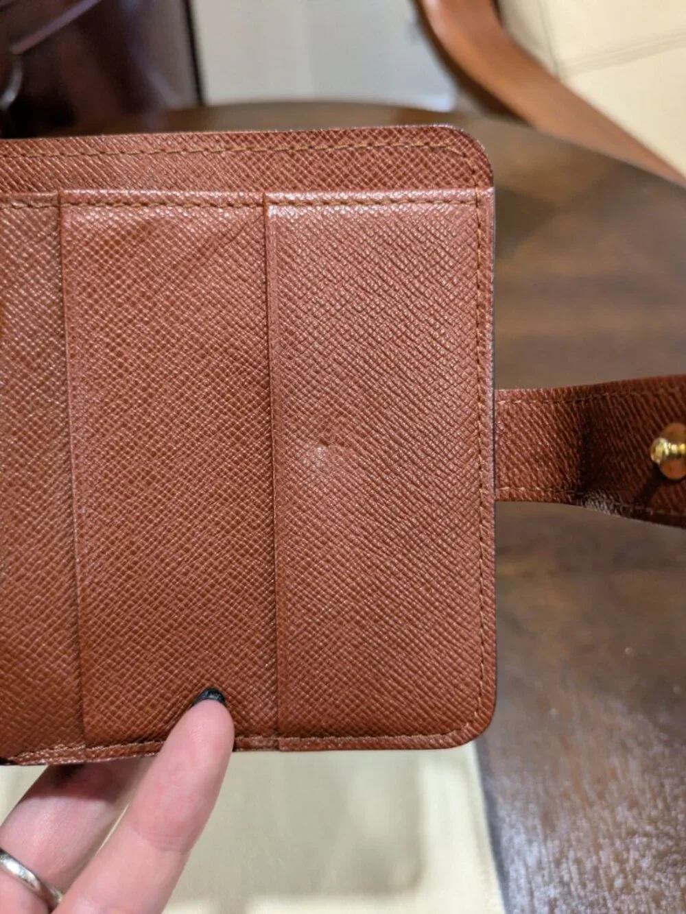 Share Authentic Louis Vuitton Monogram Compact Zip Bifold Wallet